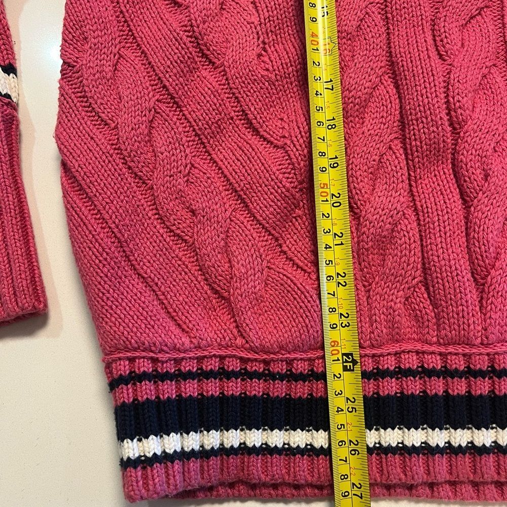 BR ATHLETICS Cricket Sweater Preppy Varsity Chunky Knit Cotton | Retail $158 XXS - Picture 10 of 10